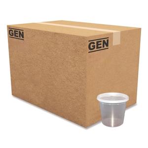 GEN 24 Oz. Contenedor de Almacenamiento de Alimentos de Plástico Transparente con Tapa 240/Caja - Product Image 3