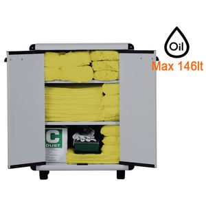 Armoire en plastique Carvel 680x390x880mm avec matériau absorbant les produits chimiques, 146lt - Product Image 1