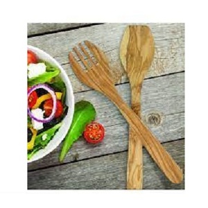Ensemble d'ustensiles de cuisine en bois naturel réutilisable pour la cuisine, cuillères en bois pour la cuisine, ustensiles en bois antiadhésifs - Product Image 4