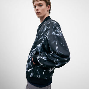 Chaqueta Bomber de Invierno de Alta Calidad con Cuello Alto, Sublimada, OEM, Manga Larga, Resistente al Viento, Transpirable, Estilo Urbano, con Cierre - Product Image 5