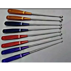 2 juegos de curetas cervicales de hueso, instrumentos ortopédicos para columna vertebral, 8 Uds. - Product Image 1