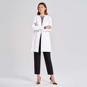Uniformes de Médico Quirúrgico para Mujer, Bata de Laboratorio Profesional, Tejido de Algodón y Poliéster, Colores Personalizables, Uso Hospitalario, Calidad Premium, OEM - Product Image 2