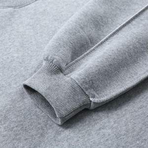 สเวตเชิ้ตคอกลมแขนยาวของผู้หญิงเสื้อครอปคอตตอนปรับแต่งได้ - Product Image 3