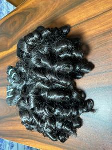 Extension de cheveux humains bouclés et rebondissants pour bébé, pour un style naturel, douce, légère, ajustement parfait, finition lisse, vente en gros en usine : non permanente - Product Image 5