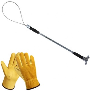 Lance-piège professionnel en alliage d'aluminium massif pour chiens et animaux, 130 cm - Product Image 5