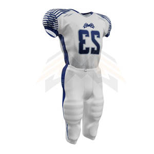Ensembles d'uniformes de football américain de conception personnalisée en gros respirant grande taille pour sublimation - Product Image 4