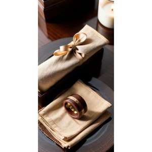 Servilleteros de madera rústica con patrones grabados e ideales para Decoración de mesa de otoño y cenas de temporada - Product Image 5