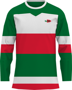 Uniforme de Entrenamiento de Hockey sobre Hielo Sublimado Estilo Profesional, 100% Poliéster, Transpirable, de Secado Rápido, Camisetas Personalizadas - Product Image 2