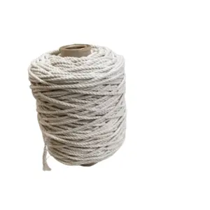 3 mm 3 ply Xoắn bông dây để làm macrame mặt hàng trang trí sang trọng mua trực tiếp từ nhà máy ở mức giá rất rẻ