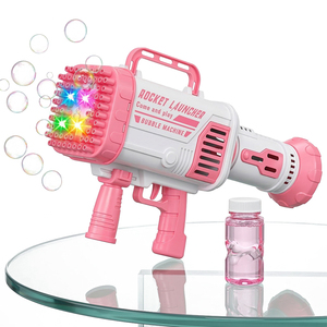 Pistola Gigante per Bolle di Sapone in Plastica con 64 Fori per Bambini e Adulti, Ideale per Feste, Compleanni e Attività all'Aperto - Product Image 2