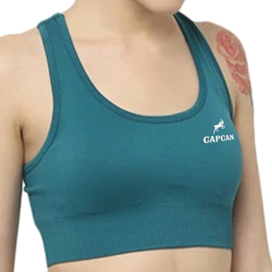 Ensemble de pulls de yoga deux pièces sans manches pour femme avec motif personnalisé et décoration en dentelle - Product Image 1