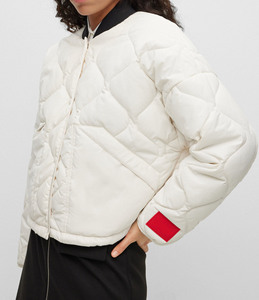 Embroidery Autumn/Spring/Winter Outdoor Wear Fashionable Comfortable New Arrival Factory Made <b>Women's</b> Quilted Puffer <b>Jacket</b> - Product Image 4