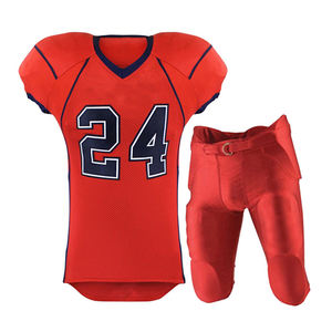 2023 unisexe confortable football américain maillots de Football personnalisé broderie chemises ensembles XL Sport hauts pour jeunes adultes respirant - Product Image 1