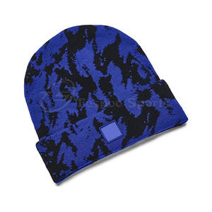 Top vente 100% coton respirant imperméable hommes Beanie chapeaux sur mesure dernière conception motif de caractère prix pas cher à vendre - Product Image 1