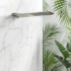 Gessi Tremillimetri Pomme de douche ronde ultra fine de 3 millimètres en acier inoxydable pour salles de bains et spas de luxe - Product Image 4