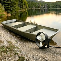 Motor de propulsión subacuática de 48 V y 39 kg de fábrica para embarcaciones con paneles solares, embarcaciones RIB y cruceros turísticos