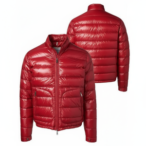 Unisex Custom Full Zipper Winter Stand Collar High Street Solid <b>Pattern</b> Eco-Friendly Puffer <b>Jackets</b> on Wholesale - Product Image 6