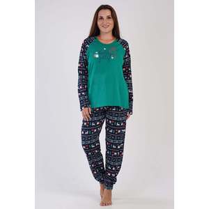 Conjunto de Pijama KADIN P.SUPREM XXL con Cuello Redondo, Mangas Largas con Puños Ovalados - Verde - Verde - Product Image 2