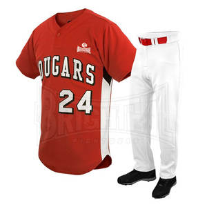 Nuevo estilo Jersey de béisbol Uniforme de béisbol clásico Uniforme de béisbol de secado rápido Ropa de poliéster - Product Image 4