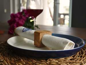 Nouveau moderne meilleure qualité rond de serviette en bois écologique cuisine restaurant maison mariage décor hôtel bureau vaisselle en vrac - Product Image 4