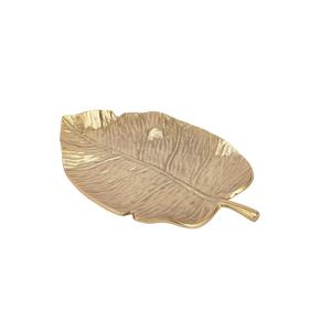 Plateau de service décoratif à la feuille d'or, plateau de table et centre de table pour la décoration intérieure, plats et assiettes - Product Image 5