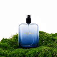 Botol Parfum Kaca Custom 50ml, Tipe Pompa Semprot, Warna Semprot, Botol Parfum Kosong dengan Logo Sablon