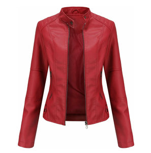 Veste en cuir pour femmes la plus vendue avec des matériaux de haute qualité Vestes en cuir pour femmes en gros Respirant - Product Image 1