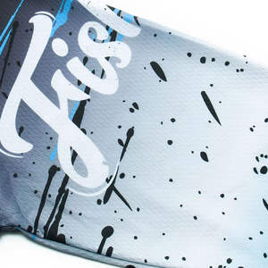 Gran oferta 100% camisas de pesca de poliéster con mangas largas transpirable protección solar impermeable serigrafía Logo camisa de pesca - Product Image 6