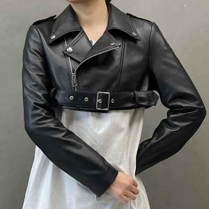 แจ็กเก็ตหนังสำหรับผู้ชายเสื้อครอปของผู้หญิงแจ็กเก็ตหนังสไตล์หรูหรา2026สำหรับฤดูหนาว - Product Image 1