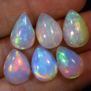 Ópalo etíope natural pulido alto 3X5 a 20X30mm y todos los tamaños calibrados disponibles para mujeres collar de fuego múltiple fino - Product Image 4