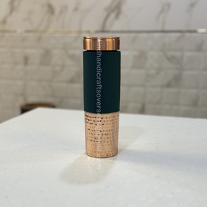 Excellent quality copper <b>bottle</b> with lid manufactured and supplied by HHO can be customized as customer requirement - Product Image 5