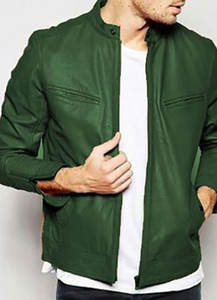 Nouveau Hommes Slim Fit Fashion Stand Casual Veste D'hiver Véritable Moto Peau De Vache OEM Service Usine Directe Plus La Taille Mouton - Product Image 5