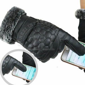 Gants de protection en cuir à écran tactile polyvalents – Coupe-vent pour usage quotidien en extérieur – Vente en gros - Product Image 5