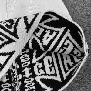 Gorro tejido de calle | Gorra de hip hop jacquard | gótico invierno cálido unisex - Product Image 4