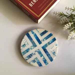 Most Expensive Resin Coasters Round Shape Handmade Eco-Friendly <b>Reusable</b> Table Top Coaster Mats & <b>Pads</b> Export Quality Coasters - Product Image 1