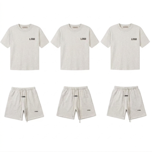 Ensembles de T-shirts Homme Personnalisés de Haute Qualité, Designer, Coton Lourd 100%, Motif Lettres Oversize, Respirant, Été - Product Image 4