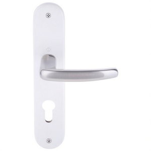 Juego de Manijas para Puertas y Ventanas Langschildgarnitur Atlanta 1530/273P de Aluminio F1 PZ 72 mm, DIN Links/Rechts, Marca HOPPE - Product Image 3