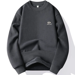 Custom High Quality 500 GSM Cotton Fleece Pullover Plain Men's Crewneck Sweatshirt <b>for</b> Street Wear and <b>Gym</b> Wear - Product Image 2