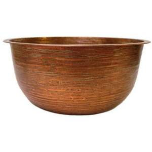 ชามทองแดงเคลือบผิวด้วยค้อนทำจากทองแดงเป็นมิตรกับสิ่งแวดล้อมประโยชน์ในการรักษาธรรมชาติวัสดุโลหะสำหรับงานเลี้ยงบริการสปา - Product Image 6