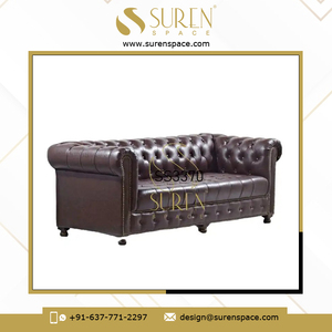 โซฟาหนัง3ที่นั่งดีไซน์ทำด้วยมือสไตล์ไม่ซ้ำใครดีไซน์หรูหรา - Product Image 2