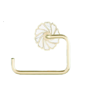 Portarrollos de Papel Higiénico de Pared con Acabado Pulido Duradero de Primera Calidad, con Construcción de Metal y Madera para Baños de Hogar y Hotel - Product Image 4