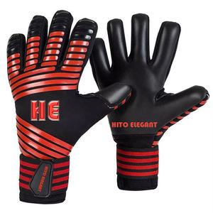 ถุงมือผู้รักษาประตูฟุตบอล ป้องกันนิ้วมือ คุณภาพสูงสุด สีตัดกัน รุ่นใหม่ล่าสุด โลโก้ยางแบบกำหนดเองได้ - Product Image 1