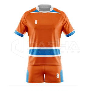 Venta al por mayor de calidad superior adulto Rugby uniforme transpirable ropa deportiva conjunto en stock - Product Image 6