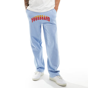 Nouveau arrivé 2025 100% coton pantalons pour hommes poids lourd 500GSM personnalisé DTF imprimé logo personnalisé lavé hommes pantalons de survêtement - Product Image 1