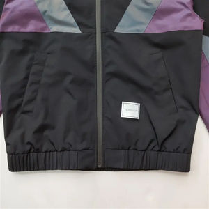 Veste coupe-vent en toile matelassée brillante pour homme 2025, col montant, logo sur le devant, manteau d'hiver personnalisé - Product Image 4