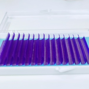Promade Violet Fans Extensions de Cils Mixtes 8-15 Tailles 0.10mm D'épaisseur Fabriqué au Vietnam - Product Image 6