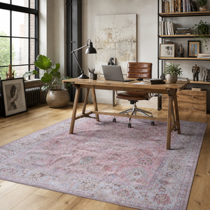 Netline Home Homestead Patina Mid Grey Vintage Washable <b>Rug</b> - Product Image 4
