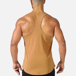 Camisetas deportivas sin mangas de algodón transpirable para hombre 2024, diseño de logotipo personalizado, sin mangas, gimnasio, Fitness, correr, camiseta de verano para culturismo - Product Image 2