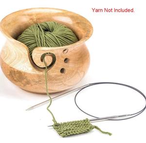 Bol à tricoter en fil au design unique Bol de rangement en laine de bois de bambou de taille moyenne à un prix attractif par ACMI METAL INDIA - Product Image 3