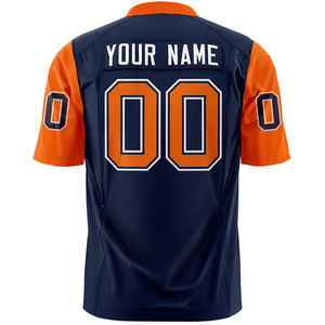 Maillot de football personnalisé OEM, logo brodé, coupe ample, vêtements de football américain, maillot de football américain cousu - Product Image 3